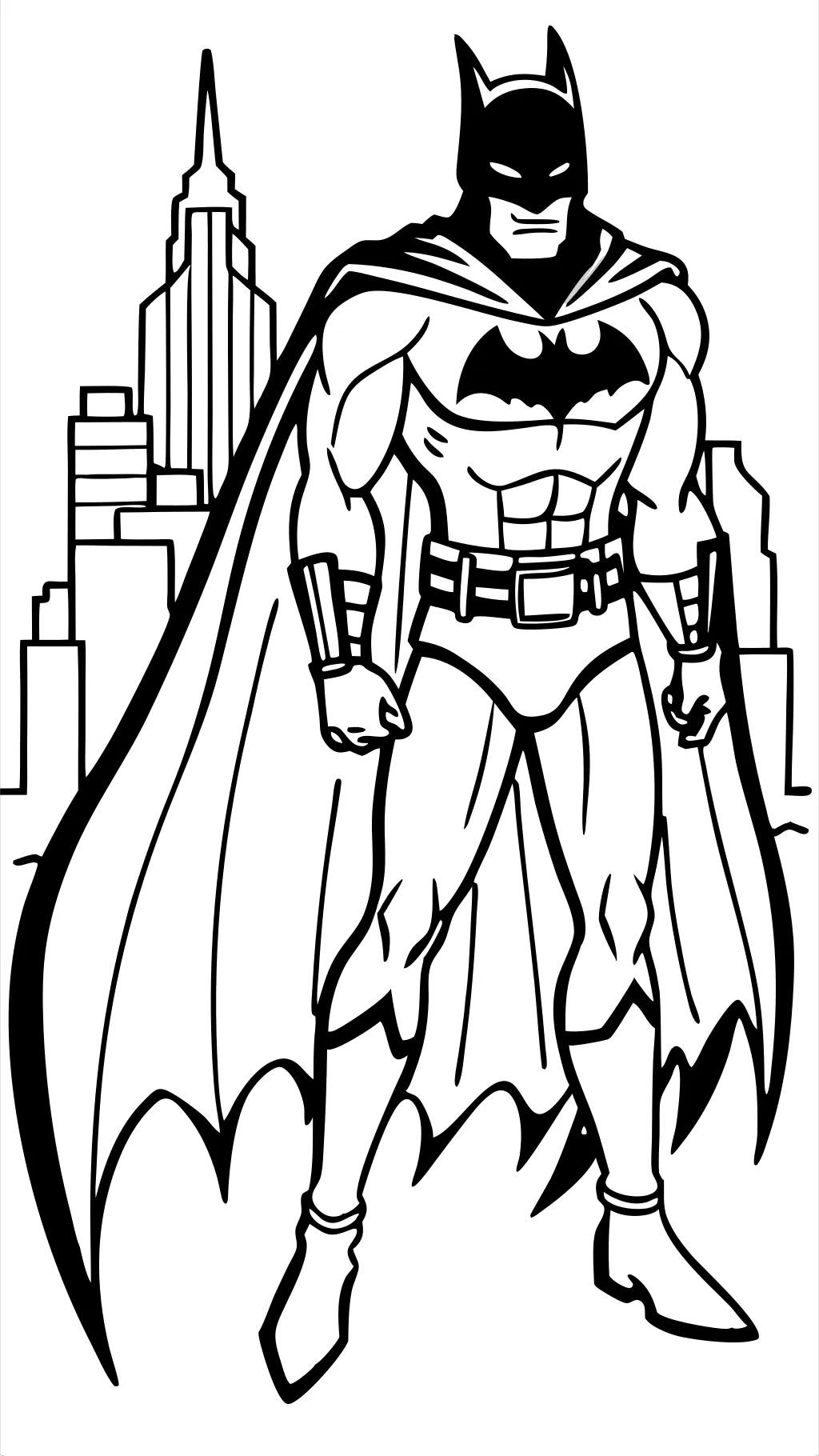 full size batman coloring pages